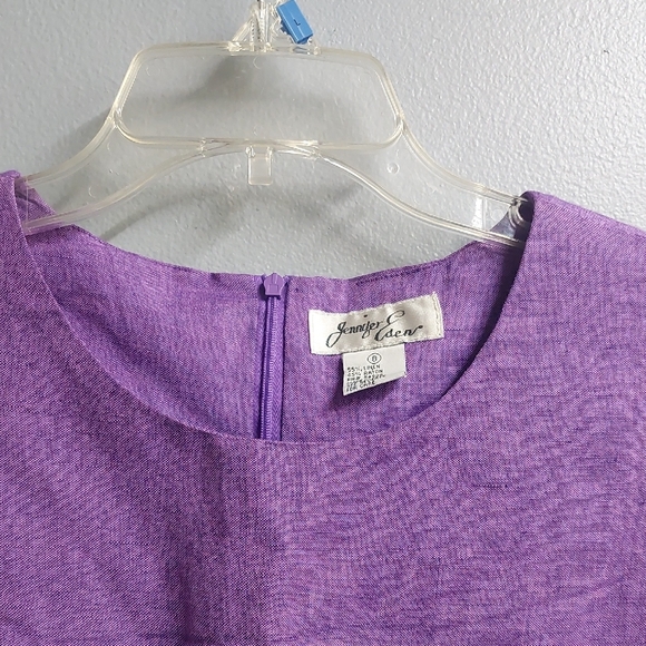 Chic Purple Sleeveless Mini Dress - Picture 6 of 16